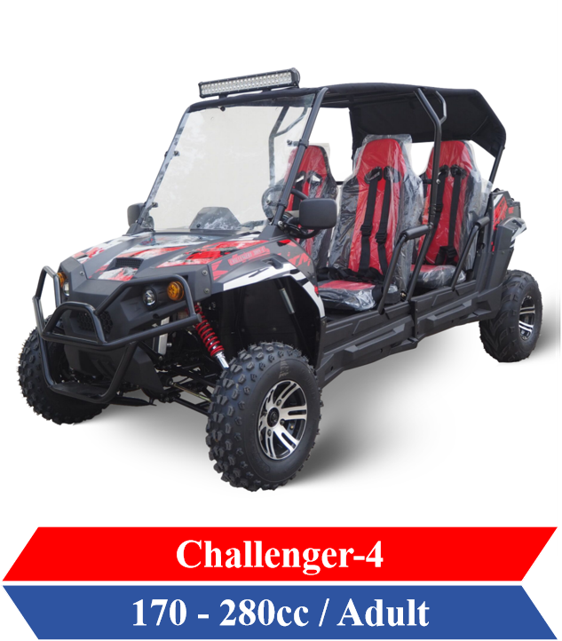 4 Seater UTV Side by Side Off road UTV for Farm Loncin